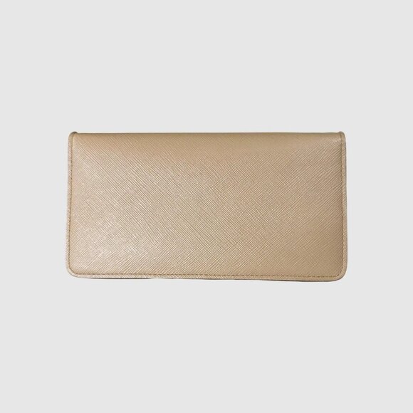 Authentic EUC Full Set Prada Saffiano Flap Wallet on Chain - Picture 4 of 5